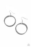 Wildly Wild Lust - Silver Paparazzi Earrings