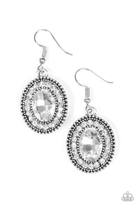 Wonderfully West Side Story - Silver Bling Paparazzi Earrings