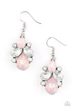 Wonderland Waltz - Pink Paparazzi Earrings