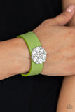 Show Stopper - Green Paparazzi Bracelet Wrap